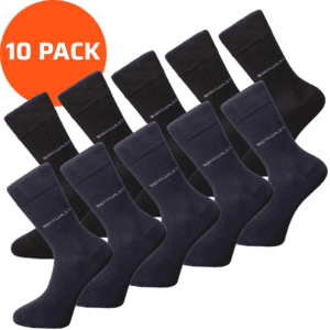 10-Pack 5x Black & 5x Blue