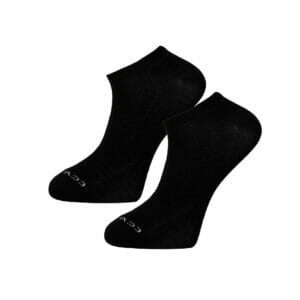 2-Pack Black Sneaker Socks Unisex