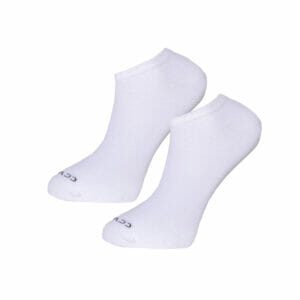 2-Pack White Sneaker Socks Unisex
