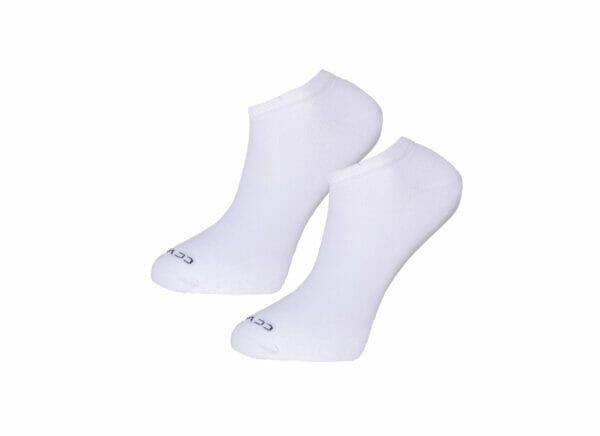 2-Pack White Sneaker Socks Unisex