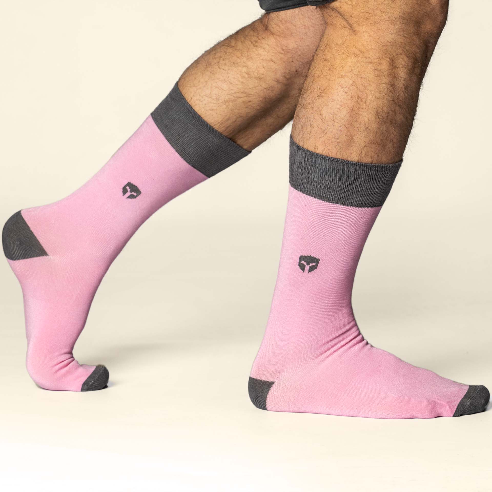 Bamboe roze sokken