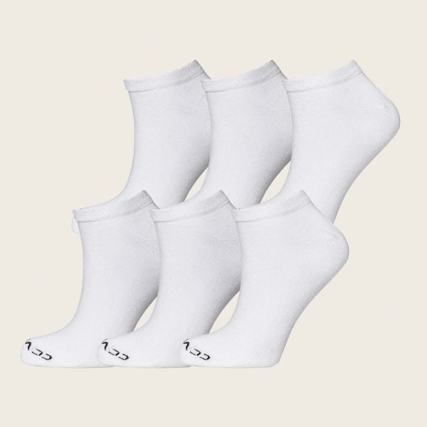 witte bamboe sneaker sokken
