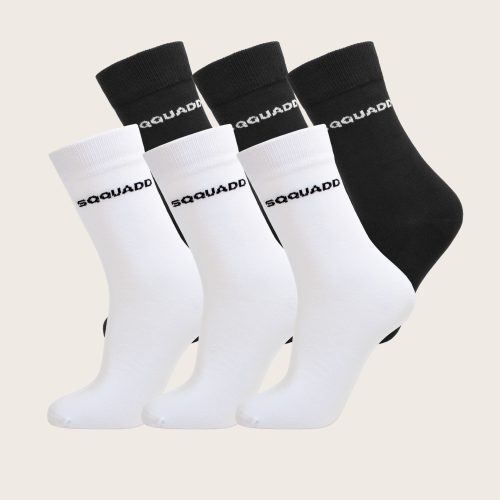 Bamboe-Zwart-Wit-Sok-Dames-Heren-Mix-6-pack